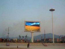 圆柱彩色led显示屏